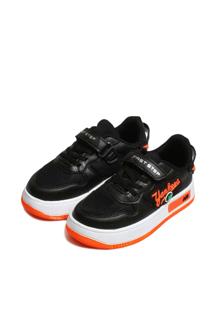 حذاء رياضي للأطفال للجنسين من FST 461XCA3002 أسود F.Orange - Southall