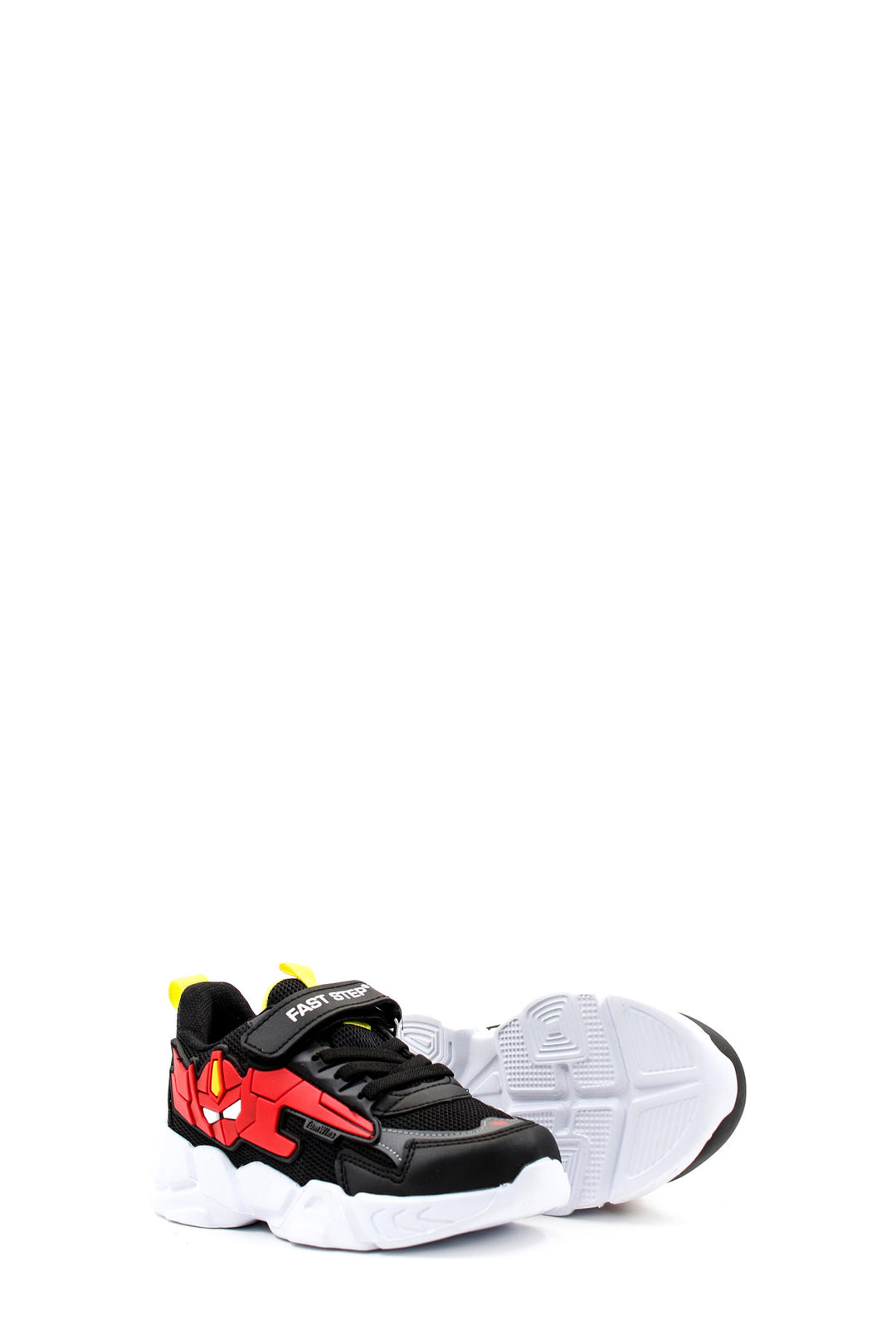 FST Unisex Kids Sneaker Shoes 615XCA023 Black Red Anorak - Blainville