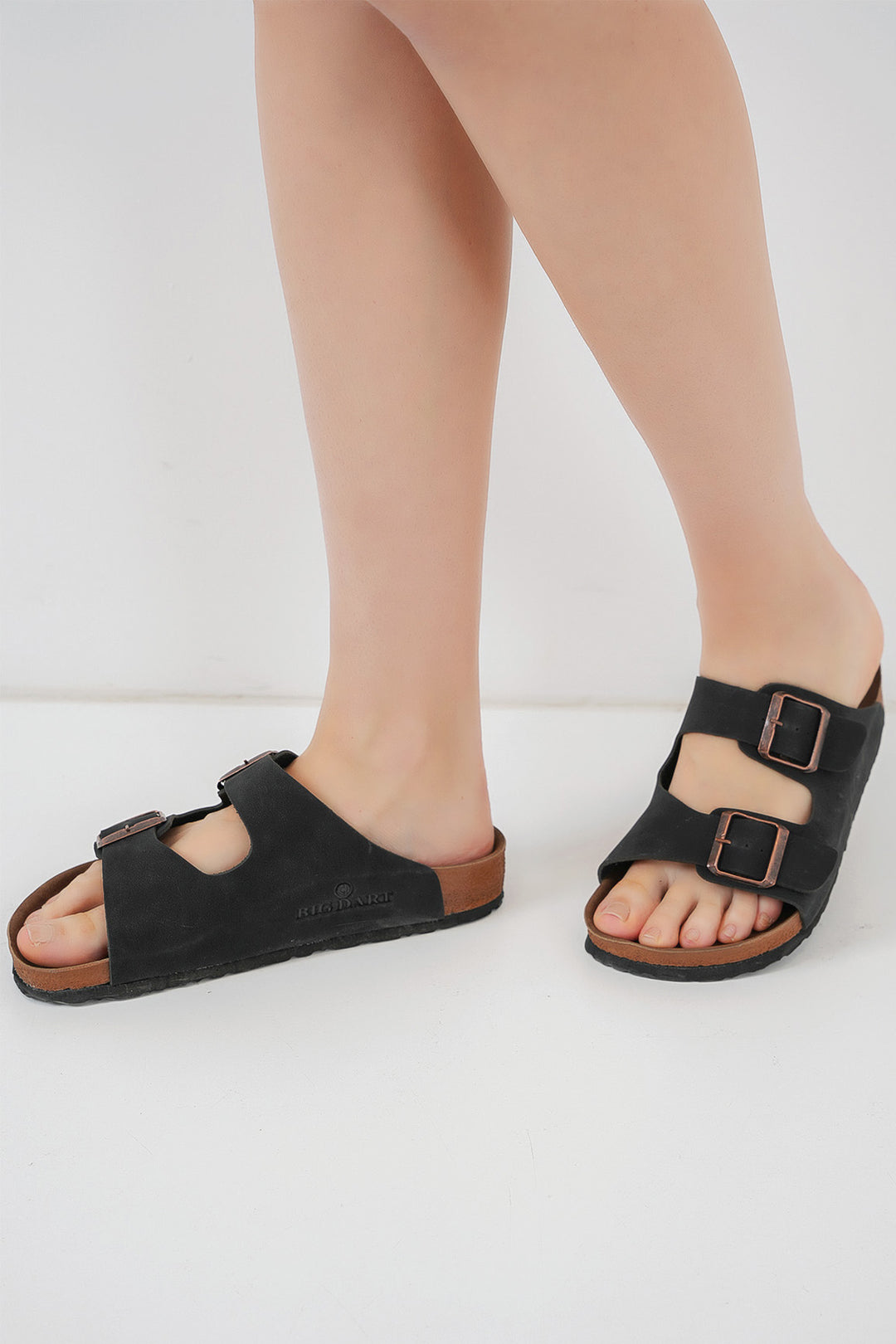 BGD Women Unisex Orthopedic Slipper 010182 - Black - Jackson