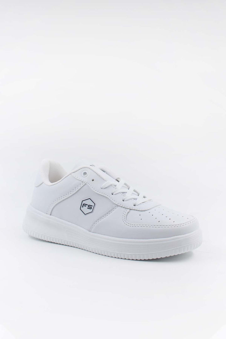 FST Unisex Sneaker Shoes 572XA2542 White Silver - Clay