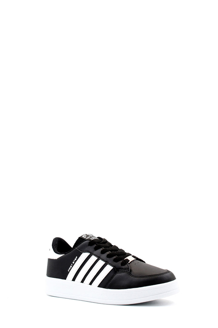 FST Unisex Sneaker Shoes 930XA019 Black White - Eagan