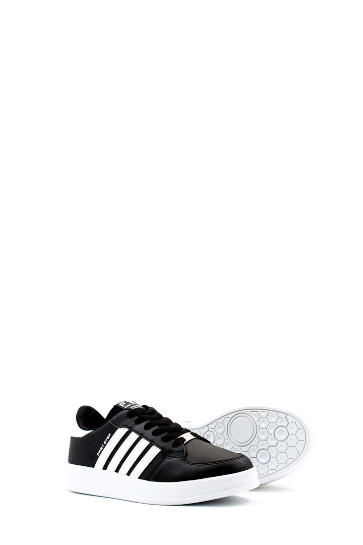 FST Unisex Sneaker Shoes 930XA019 Black White - Eagan