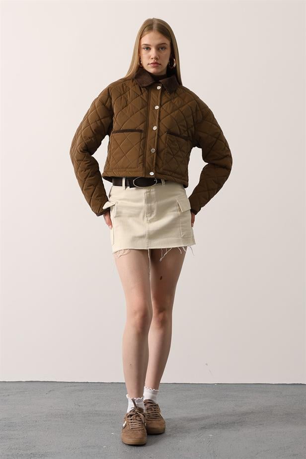 RYN BAKLAMA DESENLİ MONT - Camel - Porta Westfalica