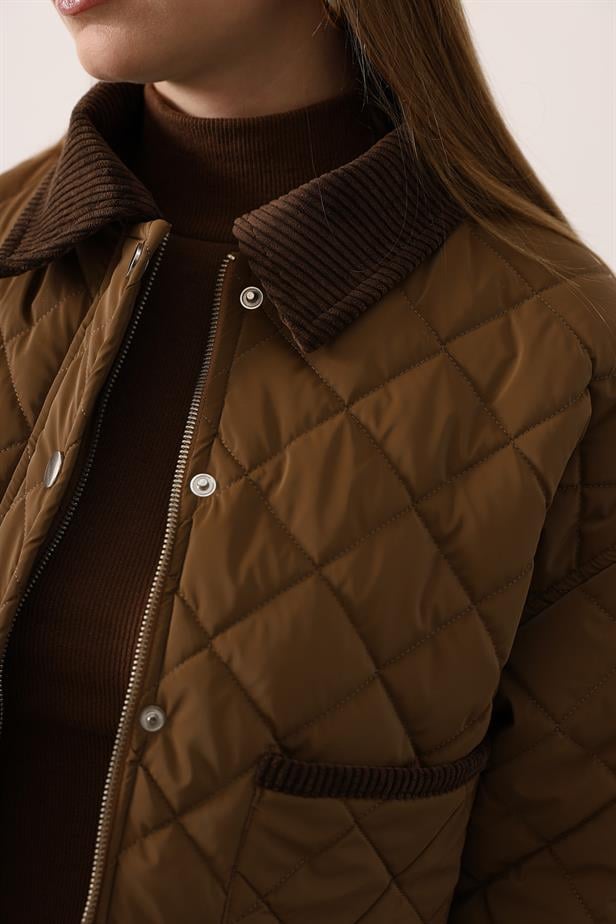 RYN BAKLAMA DESENLİ MONT - Camel - Porta Westfalica