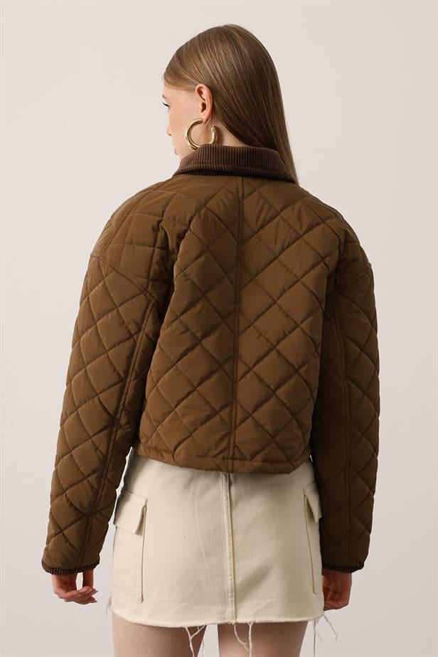 RYN BAKLAMA DESENLİ MONT - Camel - Porta Westfalica