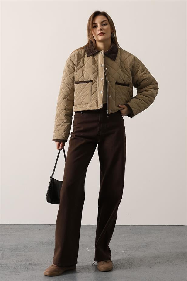 RYN BAKLAVA PATTERNED COAT - Stone - Queens