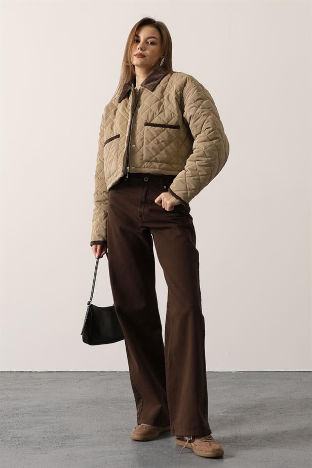 RYN BAKLAVA PATTERNED COAT - Stone - Queens