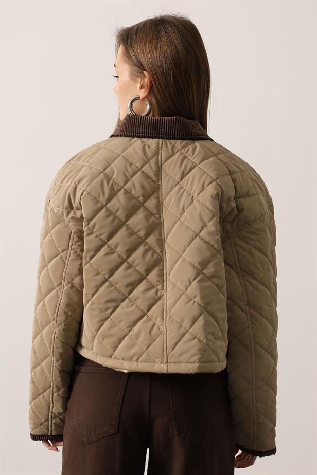 RYN BAKLAVA PATTERNED COAT - Stone - Queens