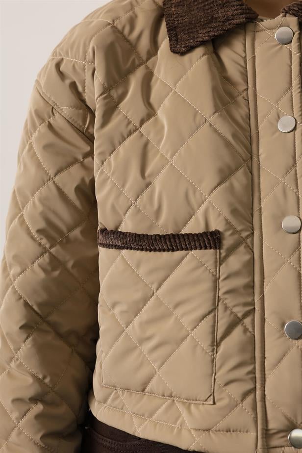 RYN BAKLAVA PATTERNED COAT - Stone - Queens