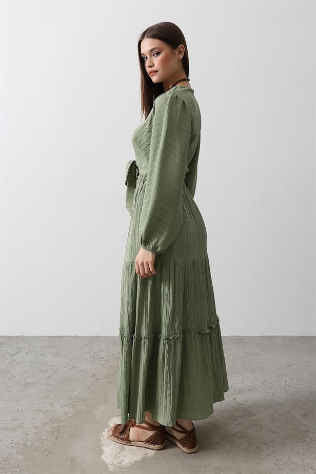 RYN Balloon Sleeve Skirt Suit - Khaki - Mankato