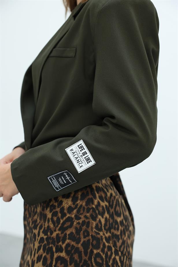 RYN Belted Jacket - Khaki - Odivelas