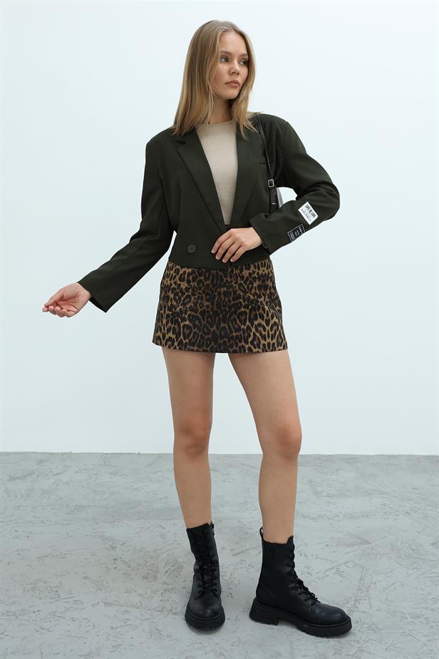RYN Belted Jacket - Khaki - Odivelas