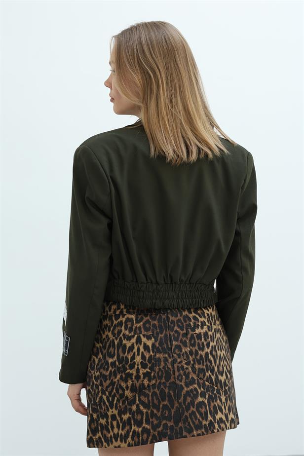RYN Belted Jacket - Khaki - Odivelas