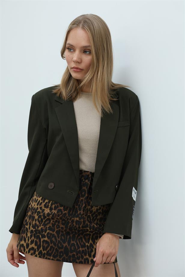 RYN Belted Jacket - Khaki - Odivelas