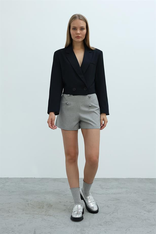 RYN Blue Elastic Jacket - Acatzingo
