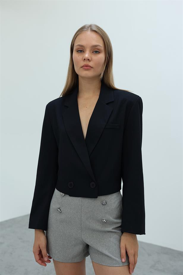 RYN Blue Elastic Jacket - Acatzingo