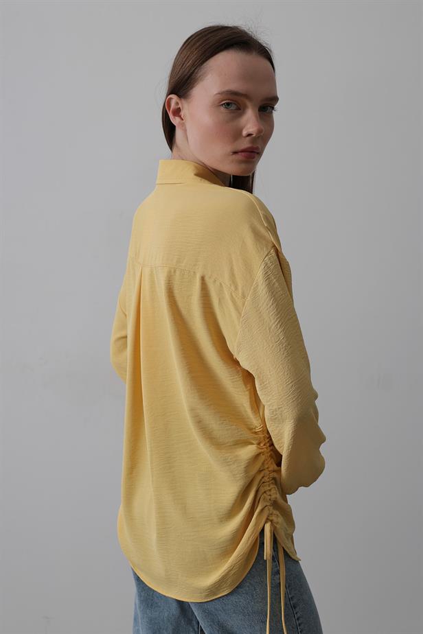 RYN Biye Detailed Ayrubin Shirt - Yellow - Irondequoit