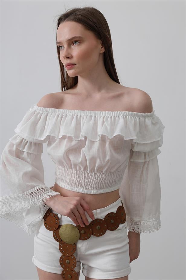 RYN Blouse - White - Galveston