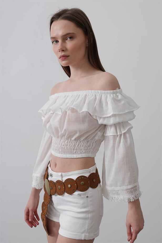 RYN Blouse - White - Galveston
