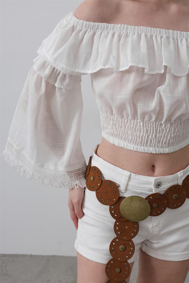 RYN Blouse - White - Galveston