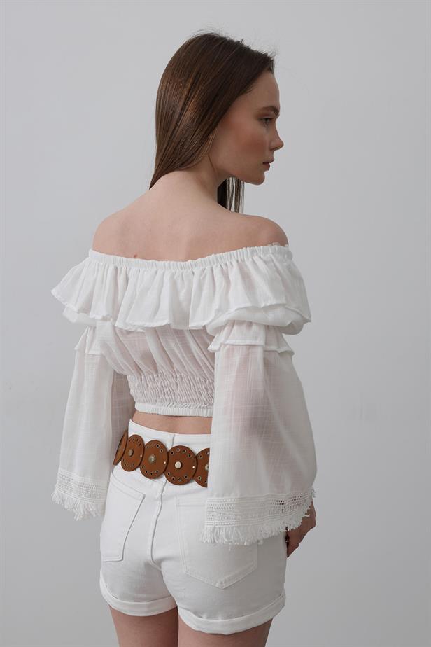 RYN Blouse - White - Galveston