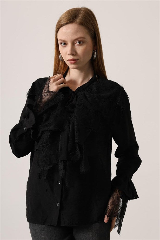 RYN BLUZ GÖMLEK - Siyah - Quebec City