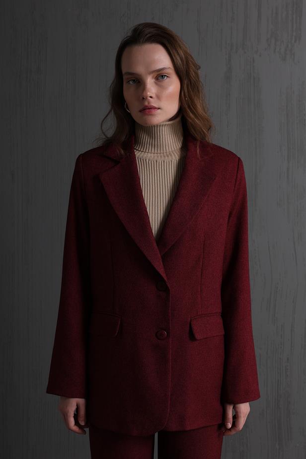 RYN Pocket Flap Jacket - Burgundy - Markham