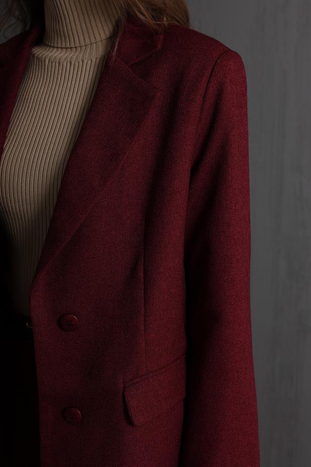 RYN Pocket Flap Jacket - Burgundy - Markham