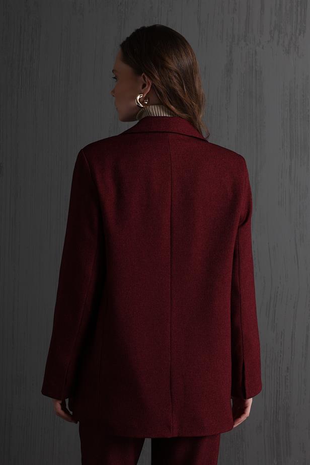 RYN Pocket Flap Jacket - Burgundy - Markham