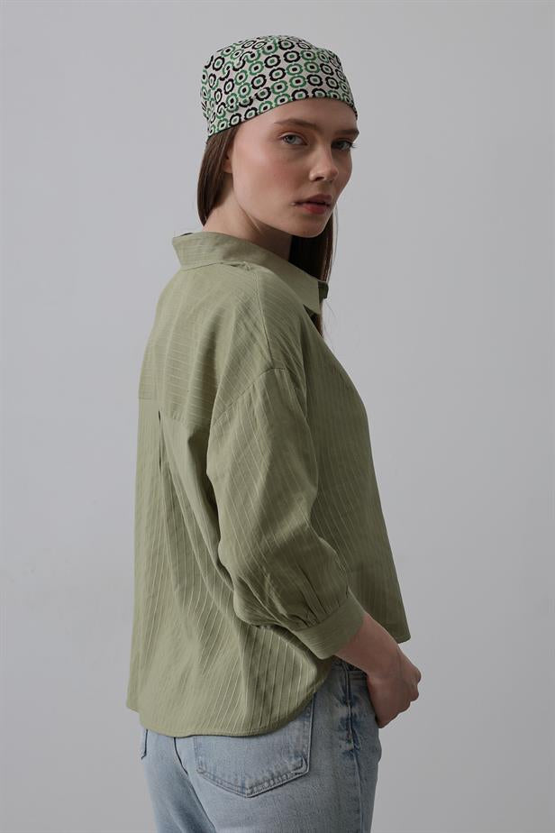 RYN Pocket Short Sleeve Shirt - Khaki - Albacete