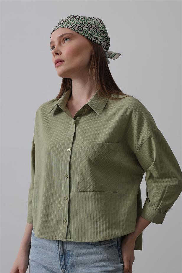 RYN Pocket Short Sleeve Shirt - Khaki - Albacete