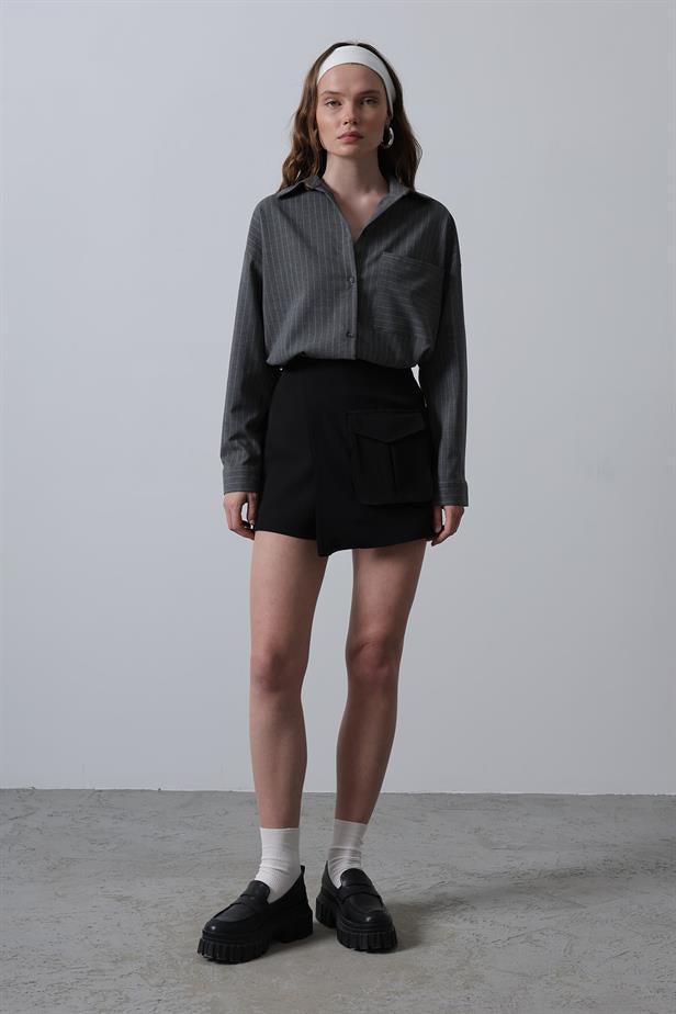 RYN Striped Shirt - Anthracite - Hendersonville
