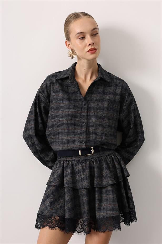 RYN ECOSELİ OVERSIZE SHIRT - Navy - Jacksonville