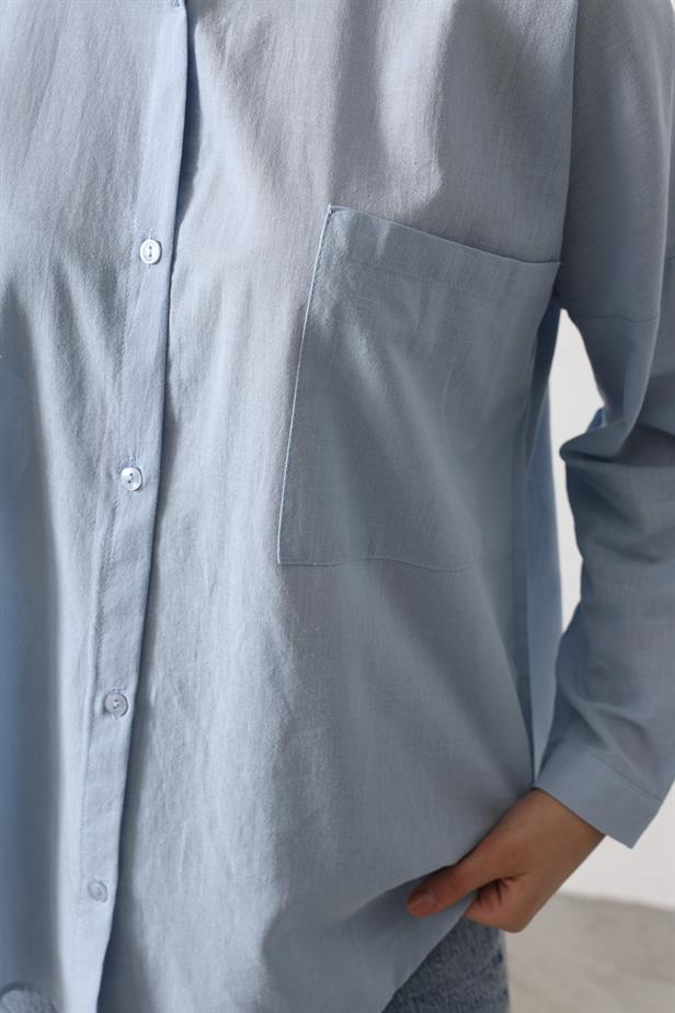 RYN SHIRT - Baby Blue - Welwyn Garden City