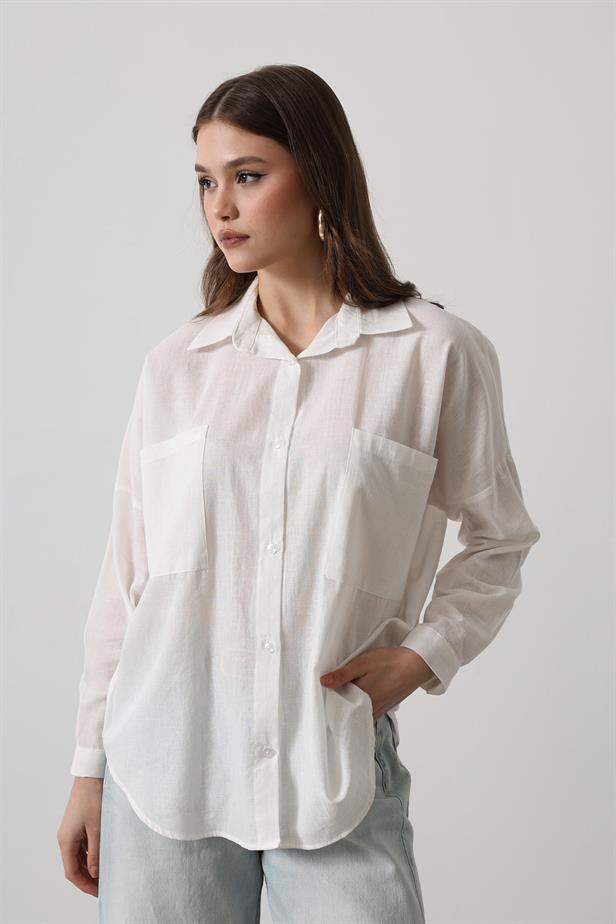 RYN SHIRT - White - Corona