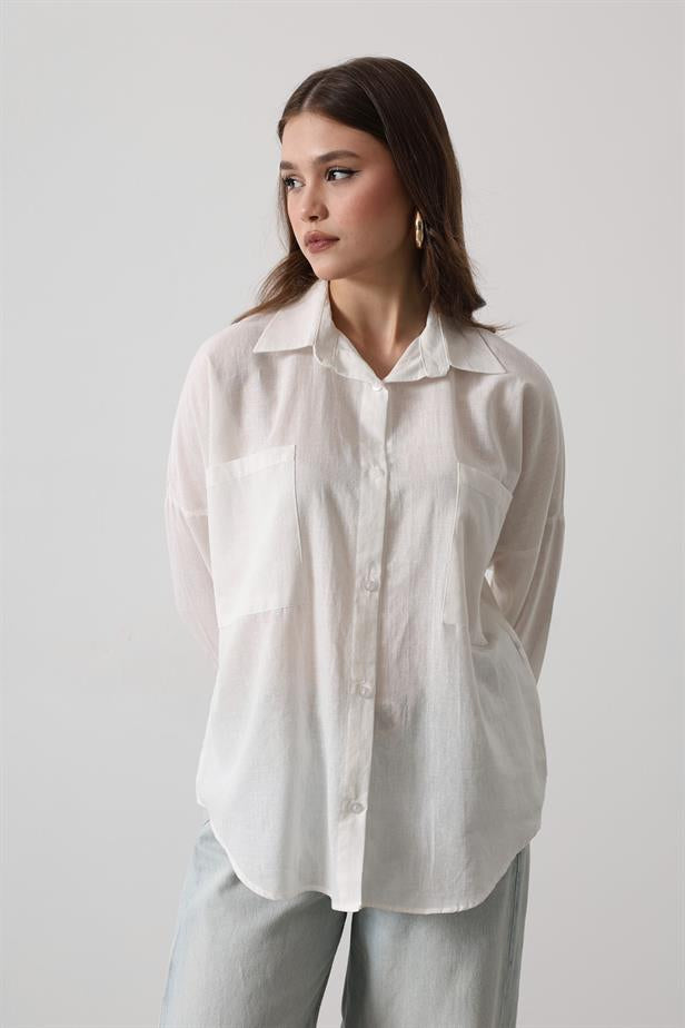 RYN SHIRT - White - Corona