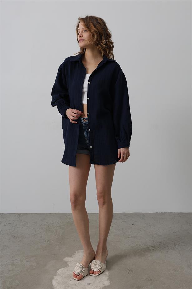 RYN Shirt - Navy Blue - Zempoala