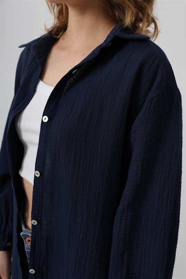 RYN Shirt - Navy Blue - Zempoala