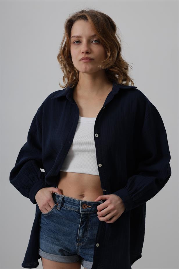 RYN Shirt - Navy Blue - Zempoala