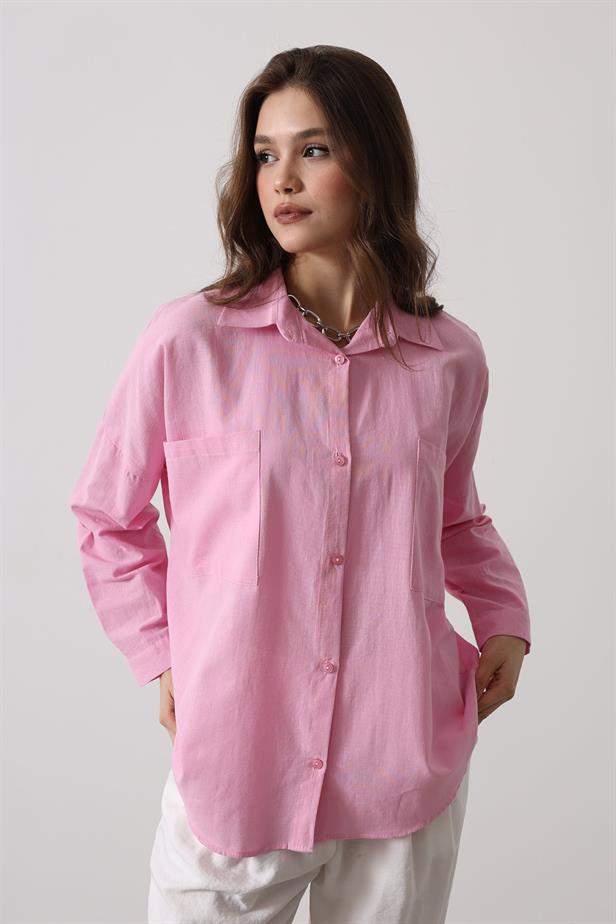 RYN SHIRT - Candy Pink - Halle
