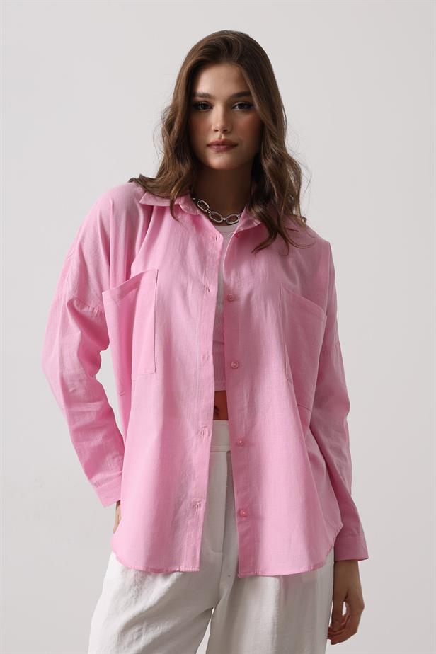 RYN SHIRT - Candy Pink - Halle