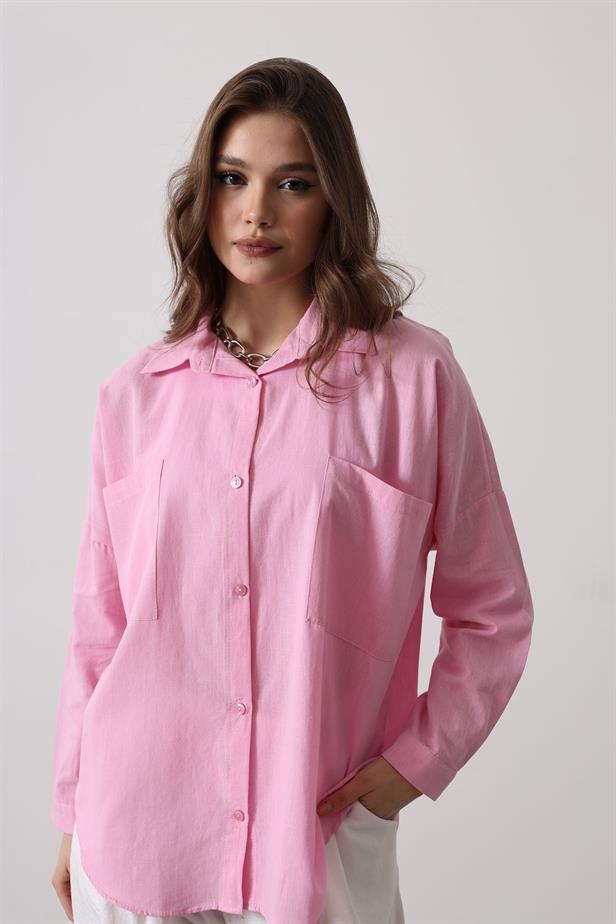 RYN SHIRT - Candy Pink - Halle