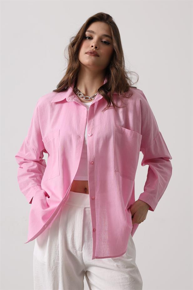 RYN SHIRT - Candy Pink - Halle