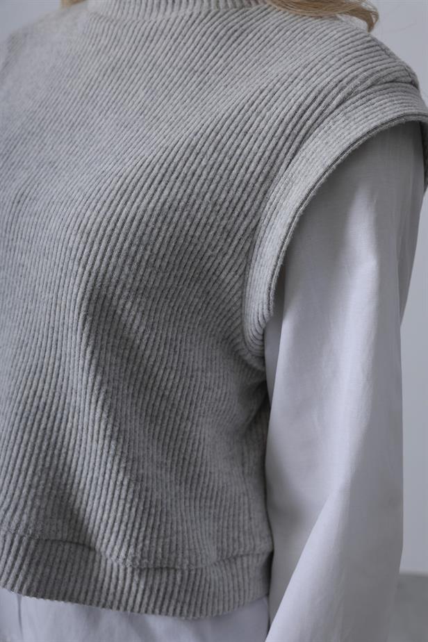 RYN Shirt Knit Set - Gray - Città di Castello