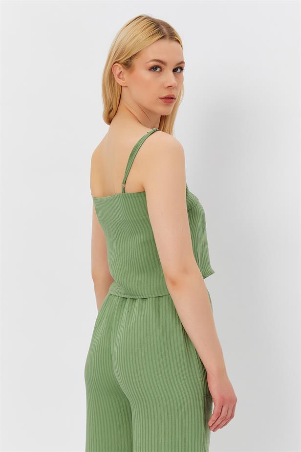 RYN Rope Strap Blouse - BEIGE - Hutchinson