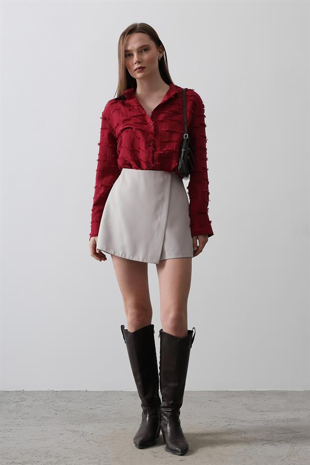 RYN Tassel Shirt - Cherry - Gondomar