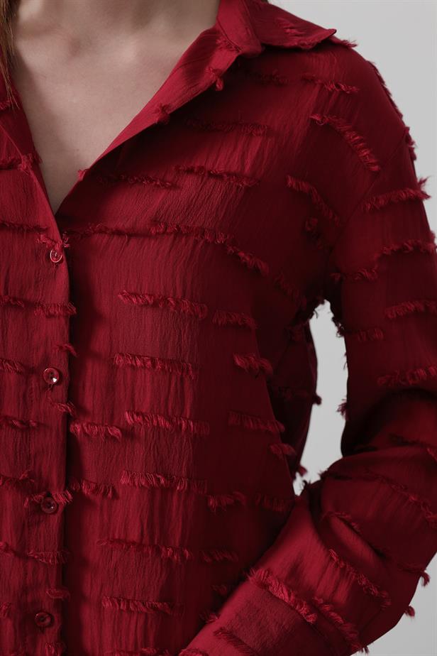 RYN Tassel Shirt - Cherry - Gondomar