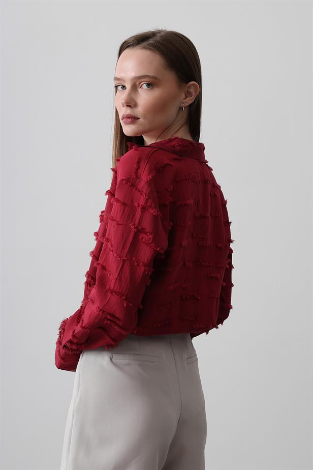 RYN Tassel Shirt - Cherry - Gondomar