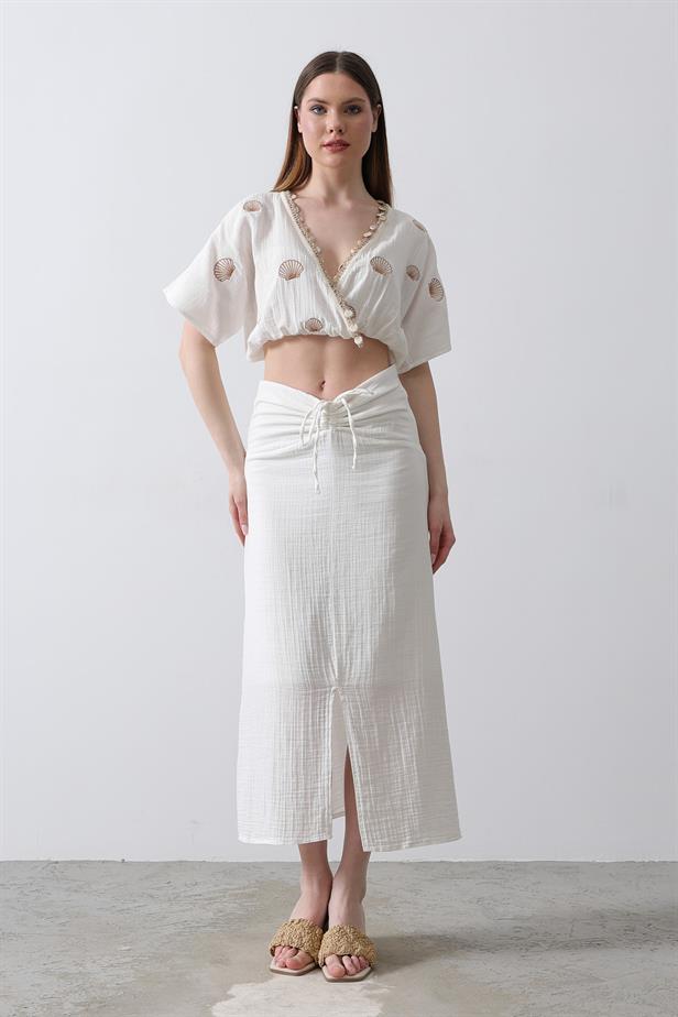RYN Oyster Muslim Set - Ecru - Baia Mare