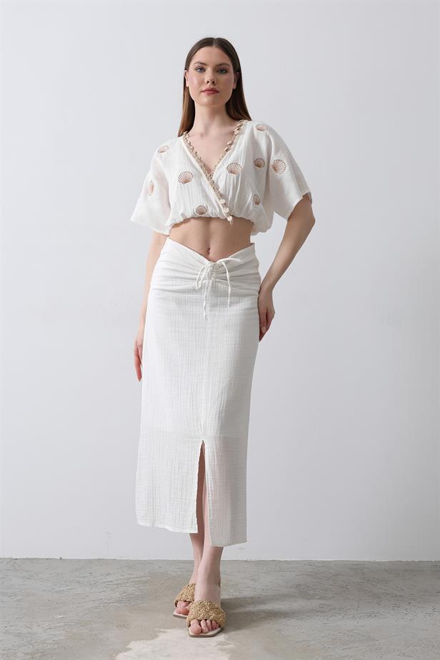 RYN Oyster Muslim Set - Ecru - Baia Mare